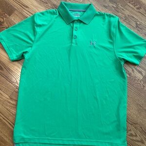 LG Men's Vibrant Green Polo Shirt